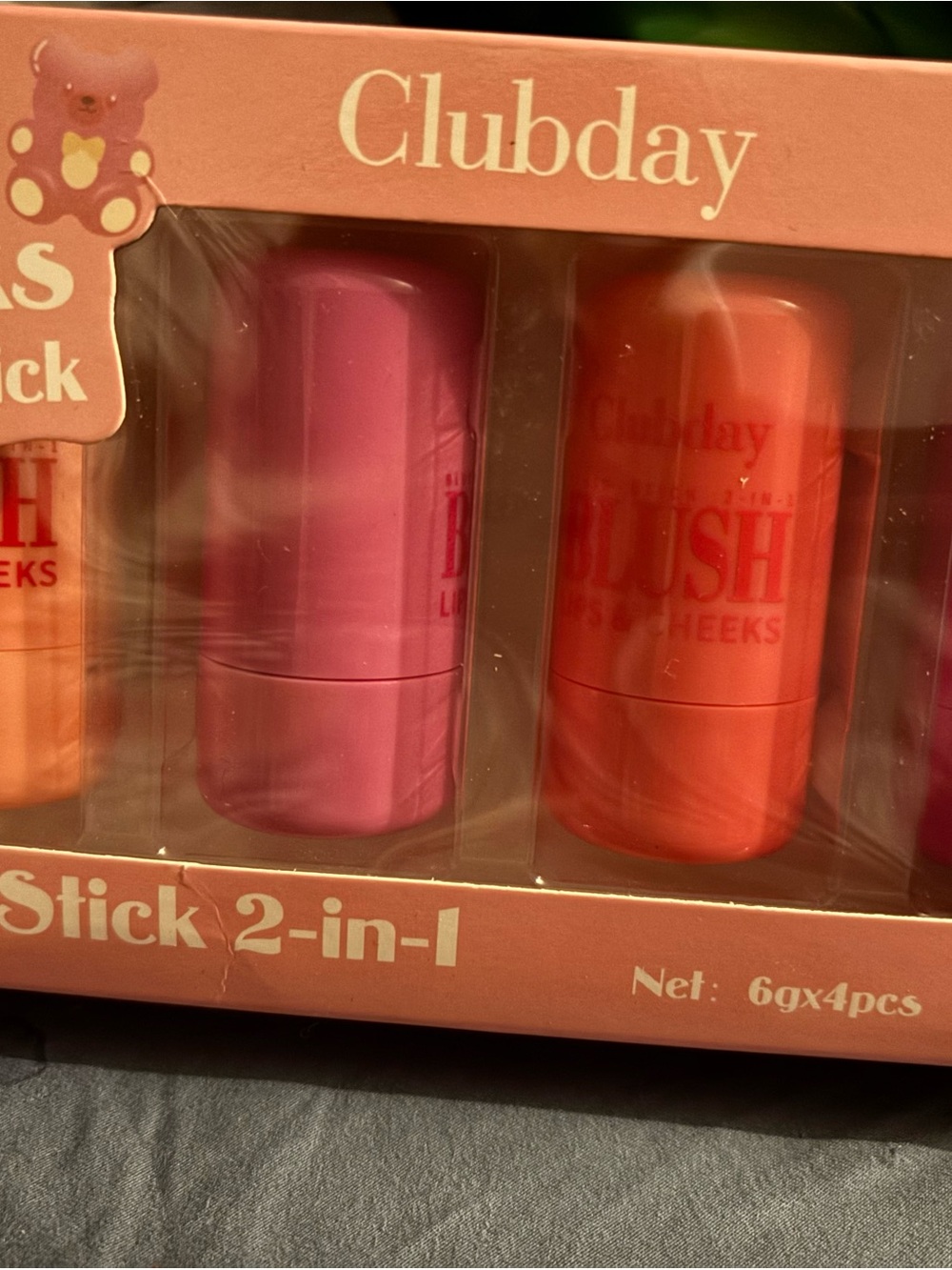 Clubday 2-in-1 Blush Stick Set — Pink & Coral Shades